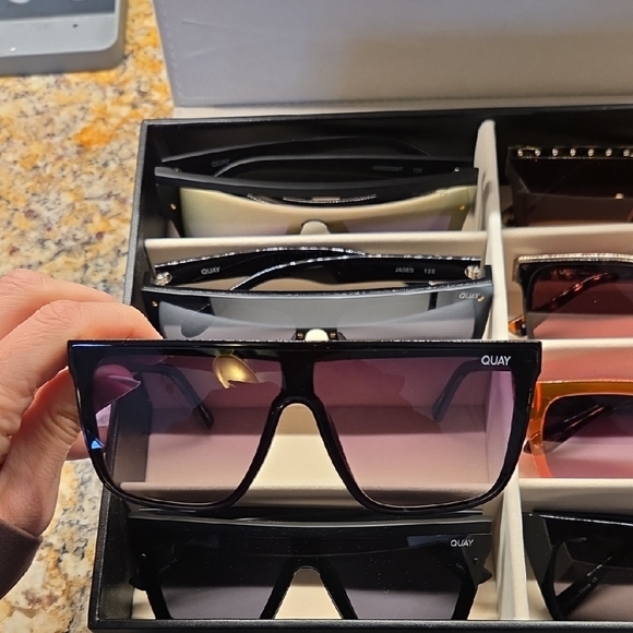 Quay Sunglasses Collection In Display Case - Picture 4 of 10